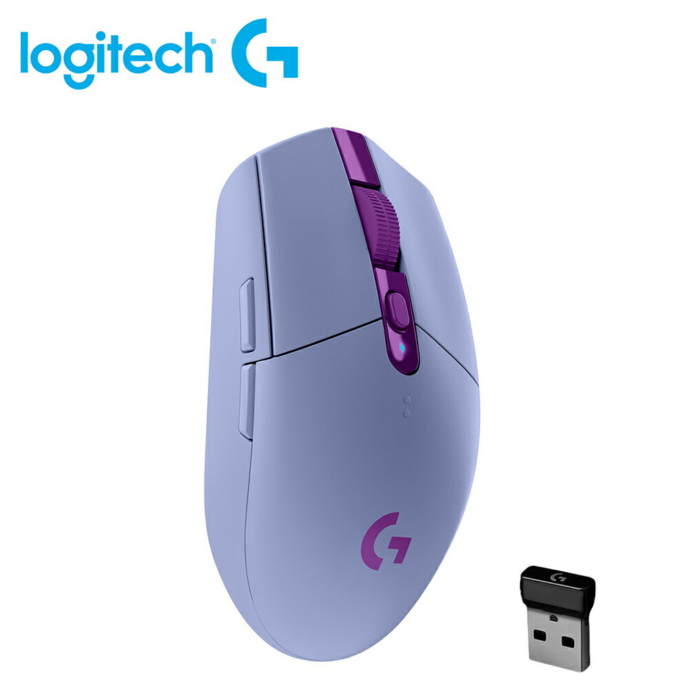 【logitech 羅技】G304 Lightspeed 無線電競遊戲滑鼠 莫藍紫【三井3C】