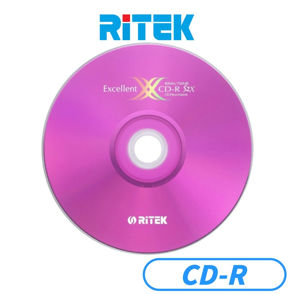 【4%點數】錸德 Ritek X系列 二代 CD-R 52X 50片 CD 光碟【樂天APP下單限定】