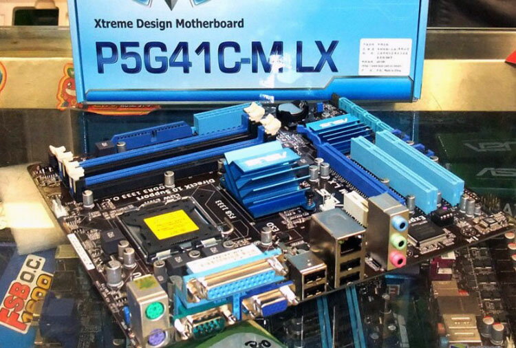 P5G41C-M LX華碩主板775主板支DDR2或DDR3內存主板臺式機電腦主板