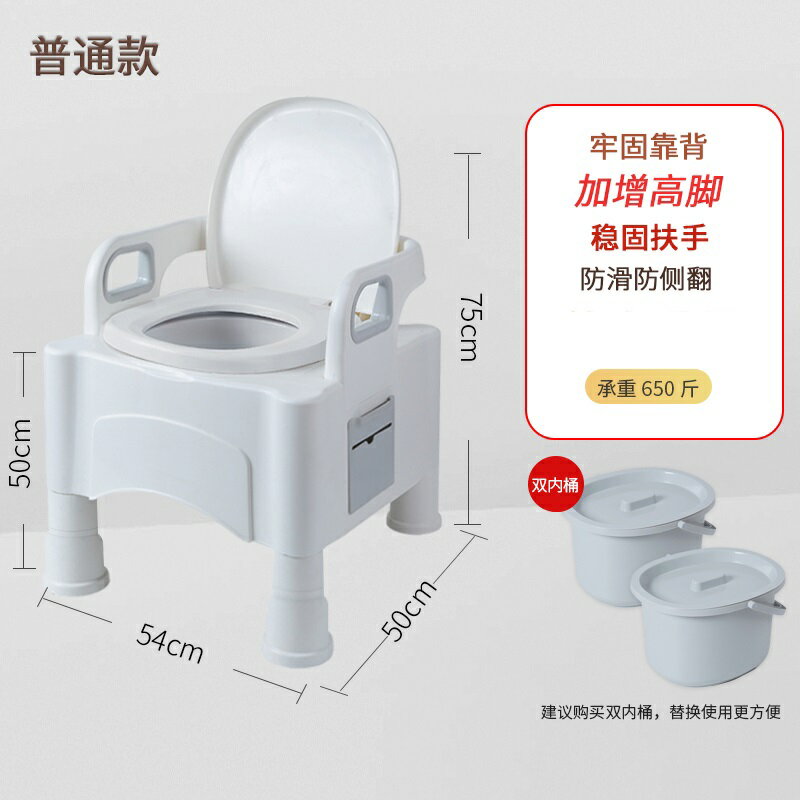 行動馬桶 露營馬桶 行動廁所 馬桶座 可行動馬桶孕婦老人室內便攜式座椅病人老年人坐便器成人家用塑料『cyd3864』