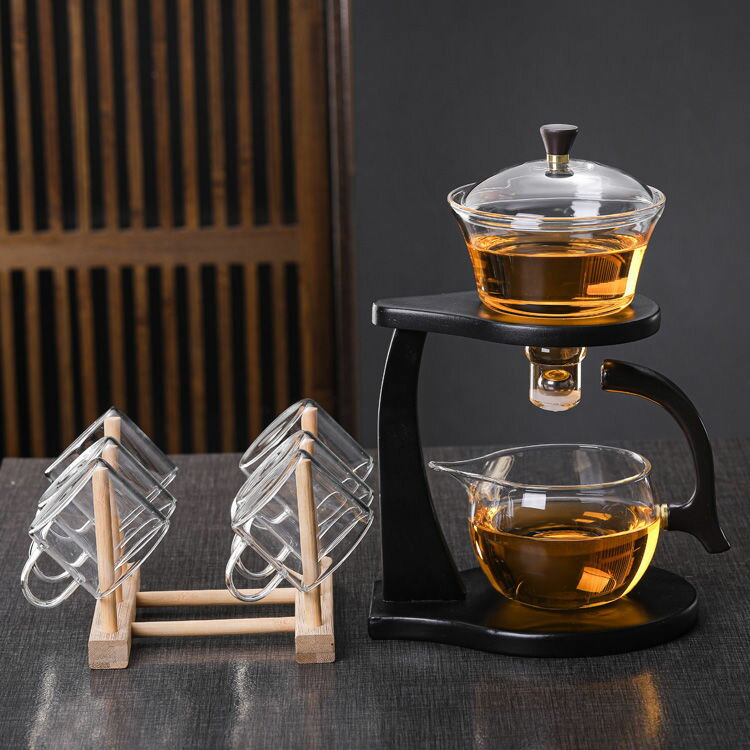 自動泡茶杯 泡茶杯 全自動磁吸壺功夫茶具套裝茶壺