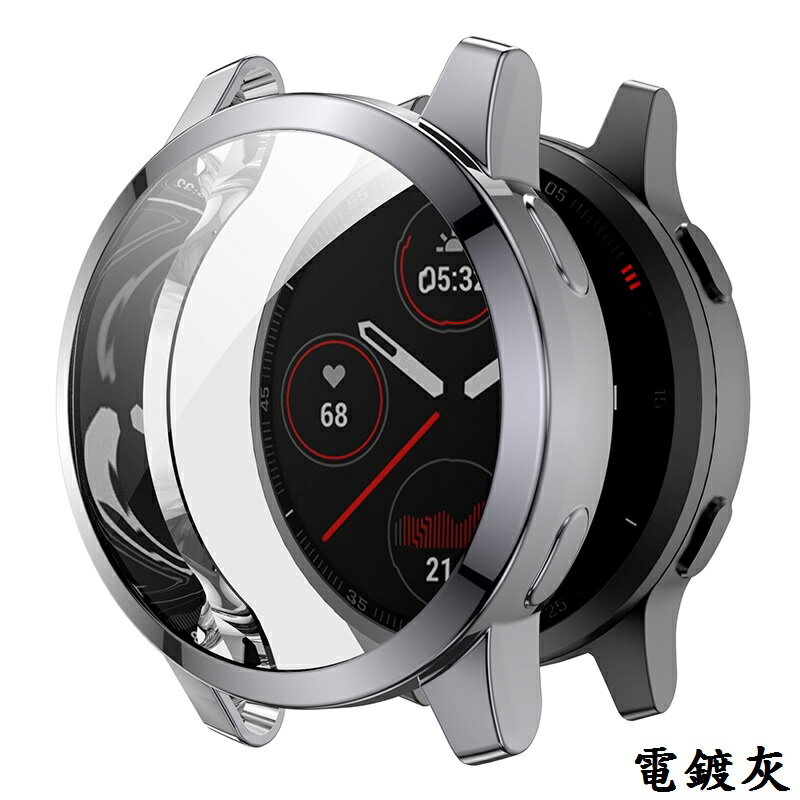 【全包電鍍殼】Garmin Venu 2s / vivoactive 4s 保護殼 TPU 軟殼 防刮 防撞 4
