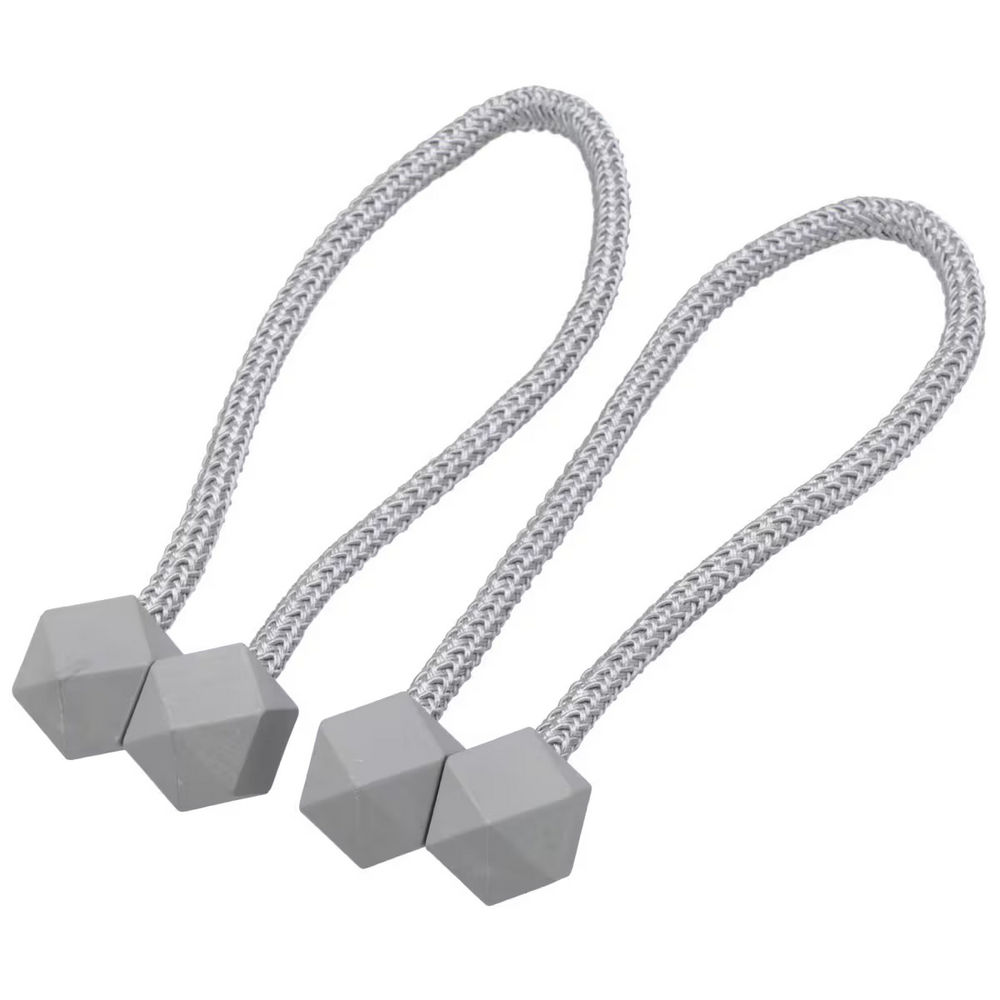 【DECO HOME商品】磁吸式窗簾束帶 DH201 GY 2入 NITORI宜得利家居