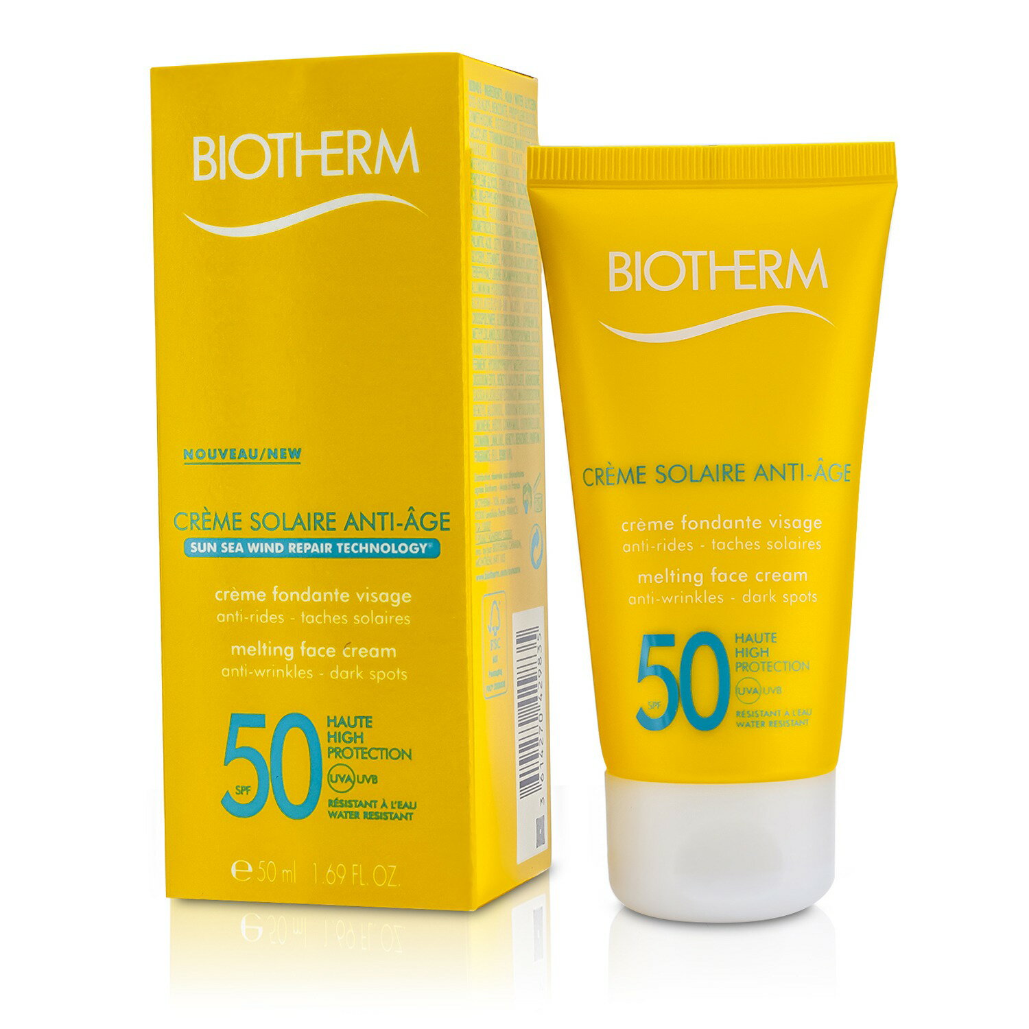 碧兒泉 Biotherm - 臉部防曬乳Creme Solaire SPF 50 UVA/UVB Melting Face Cream