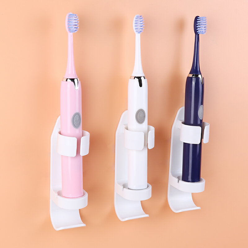 電動牙刷掛架牙杯置物架免打孔壁掛式衛生間家用牙具整理收納架子