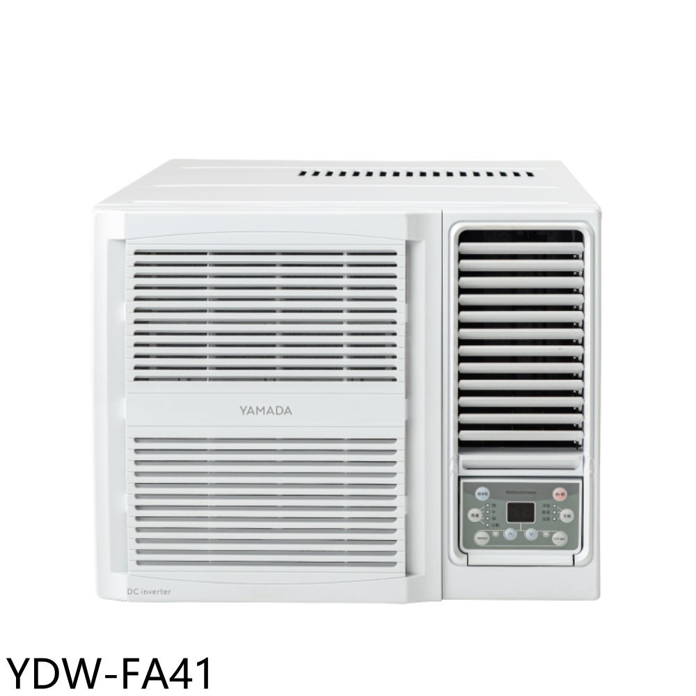 APP下單4%點數★YAMADA山田【YDW-FA41】變頻窗型冷氣6坪(含標準安裝)(7-11商品卡3500元)