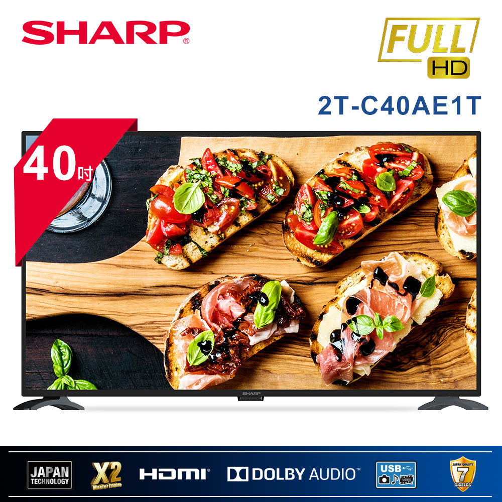 家庭劇院ptt評價 Sharp 夏普 40吋fhd 智慧連網液晶顯示器2t C40ae1t 三百載廠拍株式會社