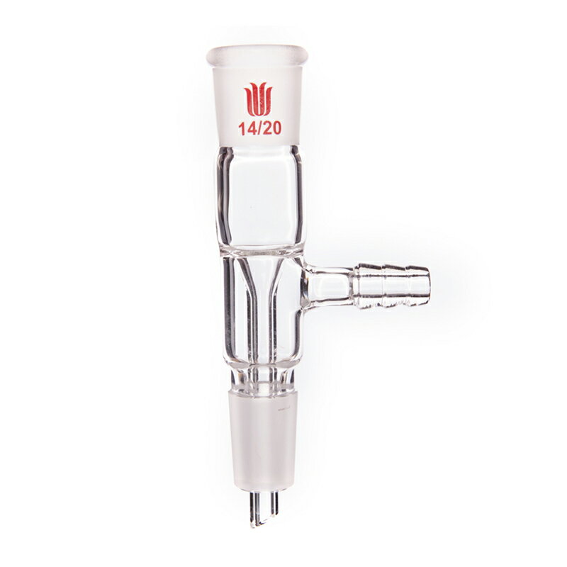 《SYNTHWARE》連接管 直型 減壓蒸餾抽氣用 Adapter, Distillation