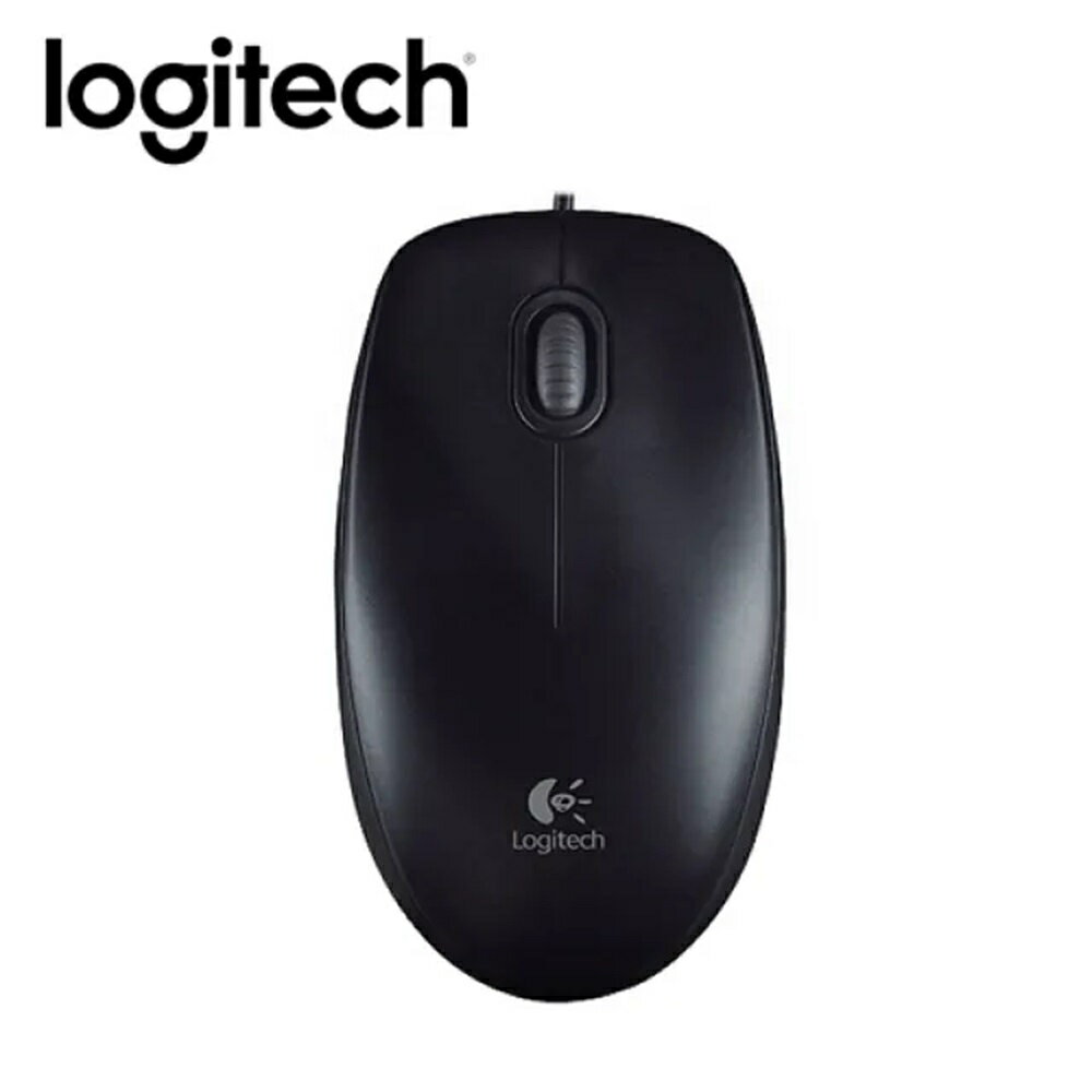 【logitech 羅技】M100r 有線光學滑鼠-黑色【三井3C】