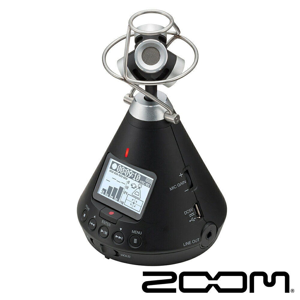 限時★.. ZOOM H3-VR 360度 6軌 錄音機 VR AR 5.1立體環繞聲 內建四個麥克風 360度直播 正成公司貨 兩年保固【夏日限時 全館點數5倍送】