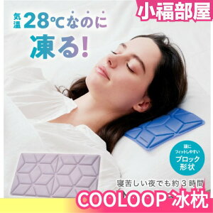 日本 COOLOOP 菱格紋 冰枕 猛暑對策 避暑 急速降溫 不結露 冰敷袋 小朋友大人 寵物冰墊【小福部屋】