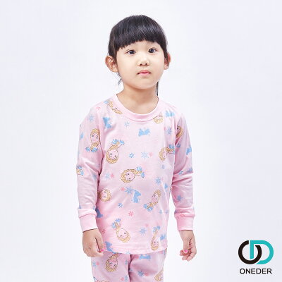 【ONEDER 旺達棉品】Disney迪士尼 冰雪奇緣 純棉長袖套裝 長袖睡衣 FZ-NL004