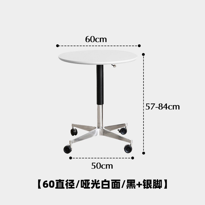 升降多功能茶幾桌 復古輕奢小戶型現代簡約客廳茶幾家用移動升降餐桌圓桌陽臺桌子 4