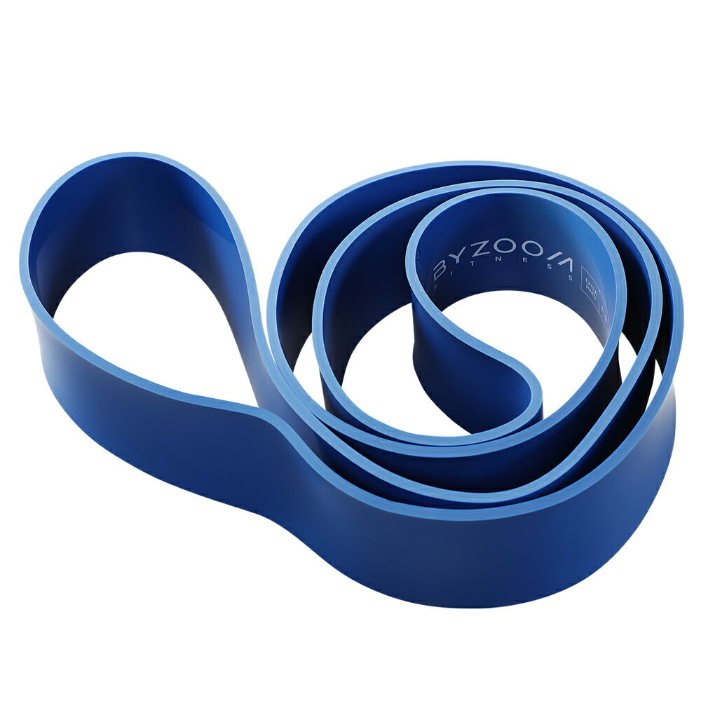 Byzoom Fitness 高效環狀彈力帶｜極重 61KG 藍
