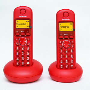 【福利品有刮傷】 Panasonic 國際牌數位DECT 無線電話 KX-TGB212TW (松下公司貨)紅色【最高點數22%點數回饋】
