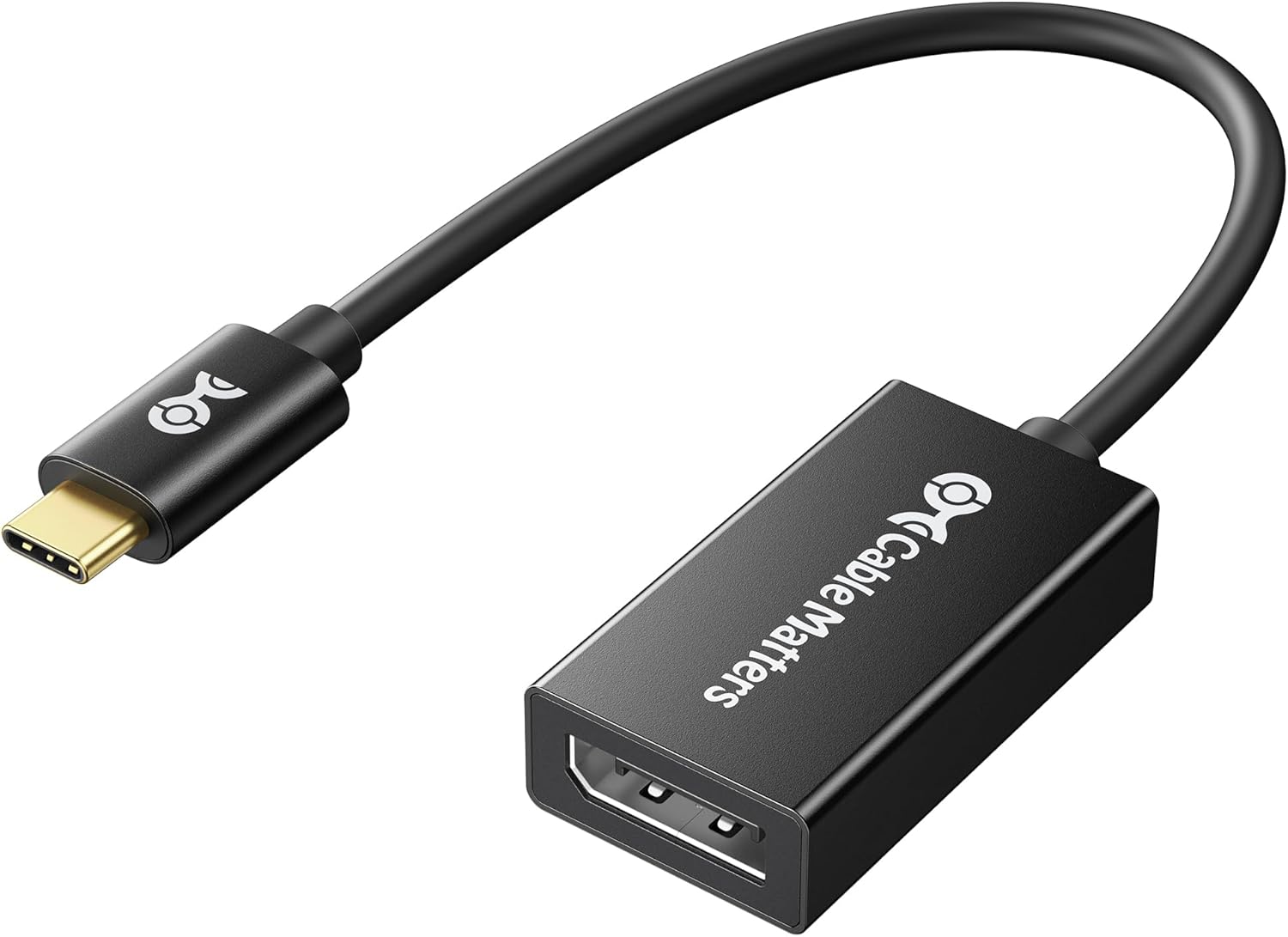 [6美國直購] Cable Matters 32.4Gbps Unidirectional USB C 轉 DisplayPort 1.4 Adapter 轉接線 201086 PP4