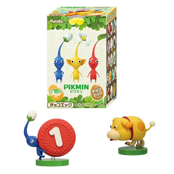 【江戶物語】FURUTA 古田 皮克敏 可可驚奇蛋 附玩具公仔 PIKMIN 出奇蛋 食玩 日本原裝 日本進口