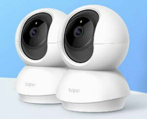 [COSCO代購4] W136509 TP-Link Tapo TC70 旋轉式家庭安全防護網路 Wi-Fi 攝影機 2入