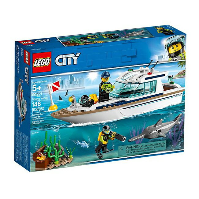 【LEGO 樂高積木】City城市系列-潛水遊艇 LT-60221