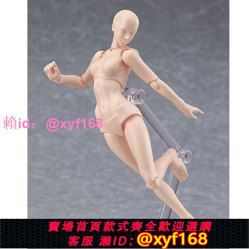 木頭人偶關節木偶人體模型美術繪畫擺件人體手掌手指關節可動