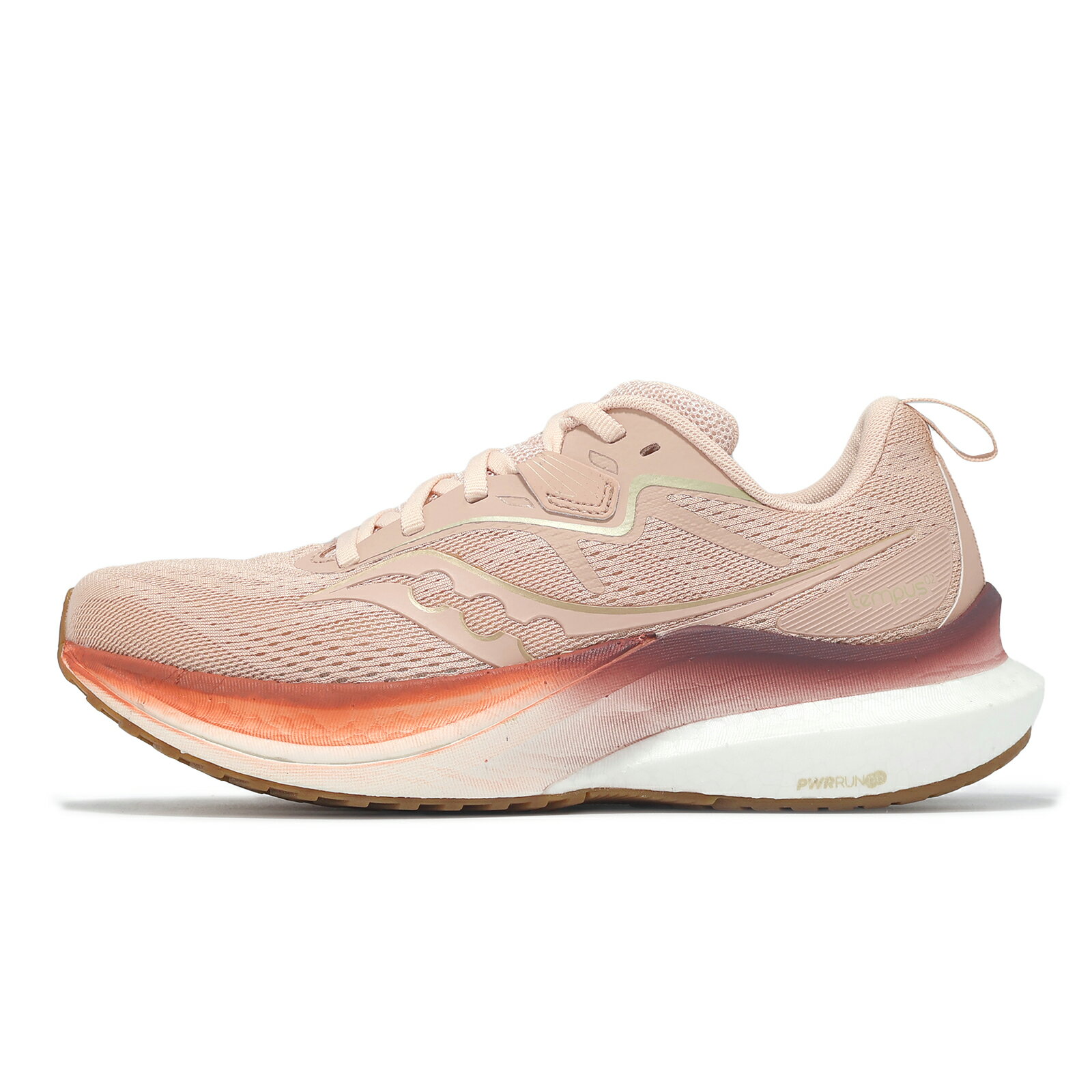 Saucony 慢跑鞋 Tempus 2 女鞋 粉紅 緩震 穩定 跑鞋 運動鞋 索康尼 S10973205