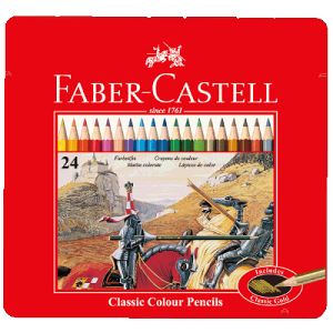 【史代新文具】輝柏FABER-Castell 115845 油性色鉛筆 (24色/盒)