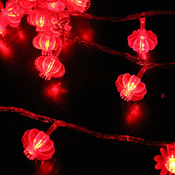 室內裝飾紅燈籠LED燈串 (3米20燈) (6米40燈) 電池【BlueCat】【RI2433】