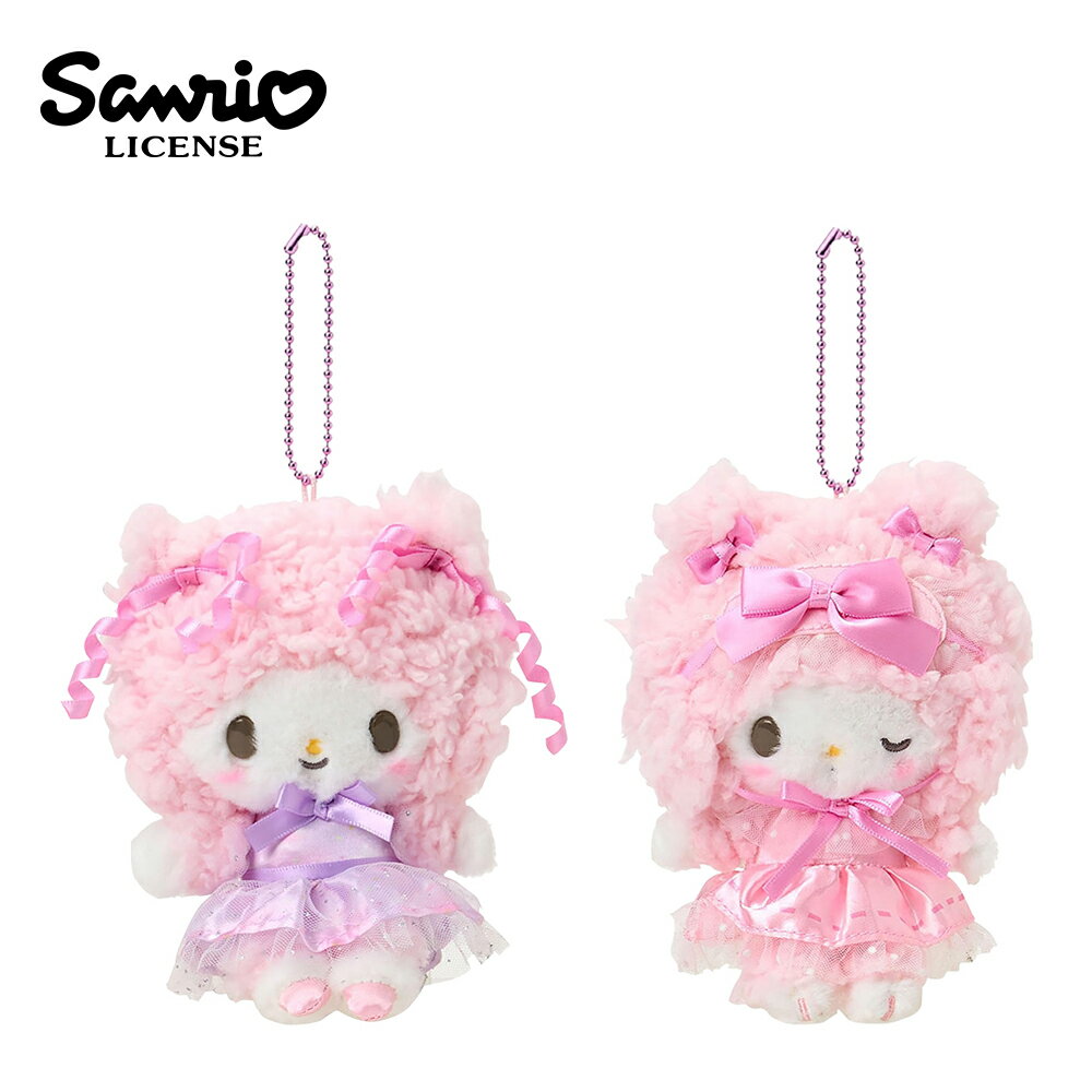 【日本正版】彼安諾 蝴蝶結系列 玩偶吊飾 吊飾 娃娃 絨毛玩偶 PIANO 三麗鷗 SANRIO