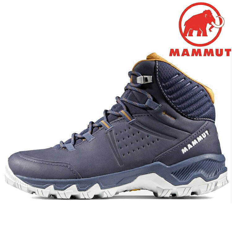 Mammut 長毛象 Nova IV Mid GTX Women 女款 中筒登山鞋 3030-04731 50543 海洋藍/獵豹褐