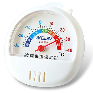 【聖岡科技Dr.AV】GM-70S冰箱專用 冷藏/冷凍 溫度計(免電池 機械式-30~40度適用 可立/掛/磁吸 家庭用)