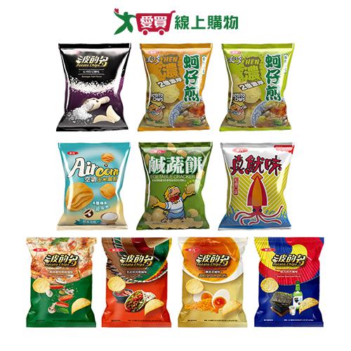 華元洋芋片/零食系列(玉米脆餅/蚵仔煎/布列塔尼鹽味/鹹蔬餅/真魷味/瑪格麗特披薩/美式莎莎醬/鹹蛋黃/韓式海苔)(56-82G/包)【愛買】