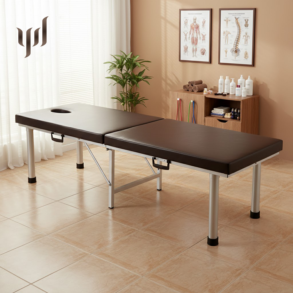 【永大醫療】《推拿床 | 整脊床 | 指壓床 | 美容床 | 按摩床 (可對折收納攜帶式含枕頭) 15公斤，可承重200kg》$4680/床、$5380/床