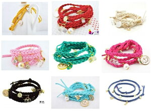 新款艾德維歐美熱賣精品日韓時尚彩色方繩手工編織個性自定義手鏈