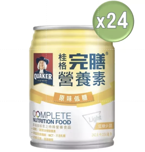 桂格 完膳營養素-原味低糖x24罐(箱購)