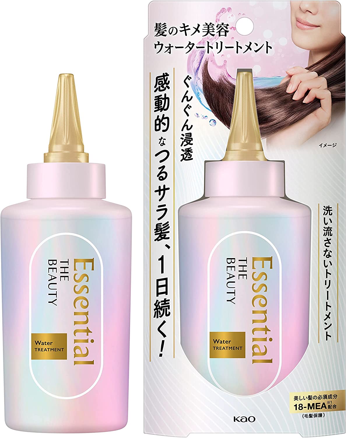 日本製 KAO Essential 逸萱秀 The Beauty 屏障護髮乳 護髮水 護髮油 修護頭髮 護髮 頭髮屏障 柔順 整理髮流 免沖洗 保濕滋潤 【小福部屋】 2