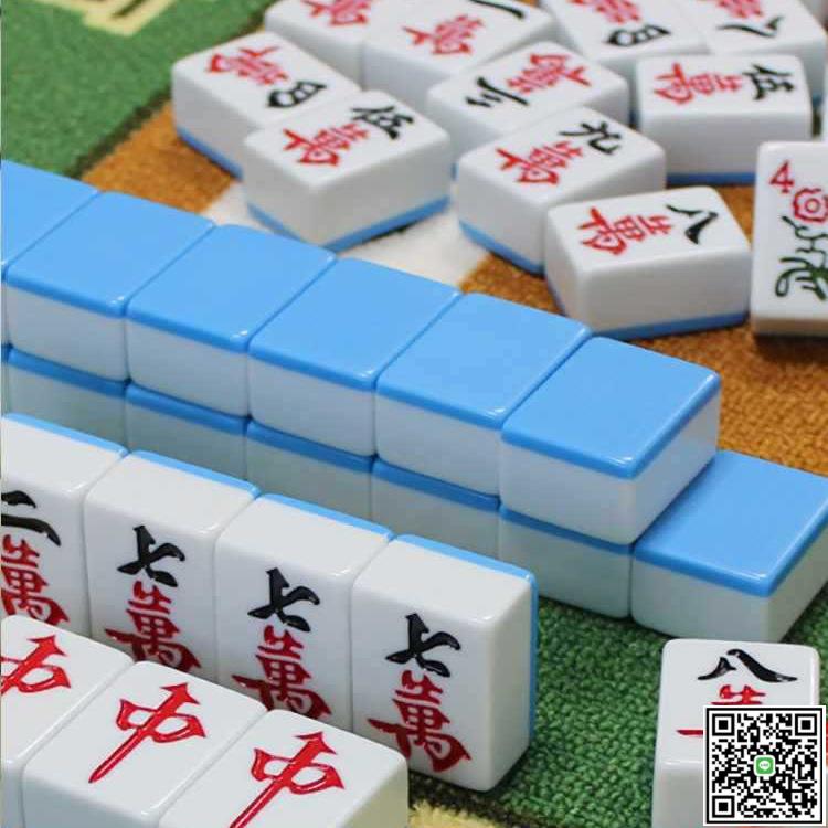批發家用麻將牌手搓品 大號四川麻將46 42mm 40#中號 送禮品麻將-UM.有米家居