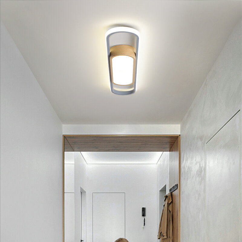希維爾現代簡約北歐客廳吸頂燈飾極簡LED臥室床頭燈家用過道燈具