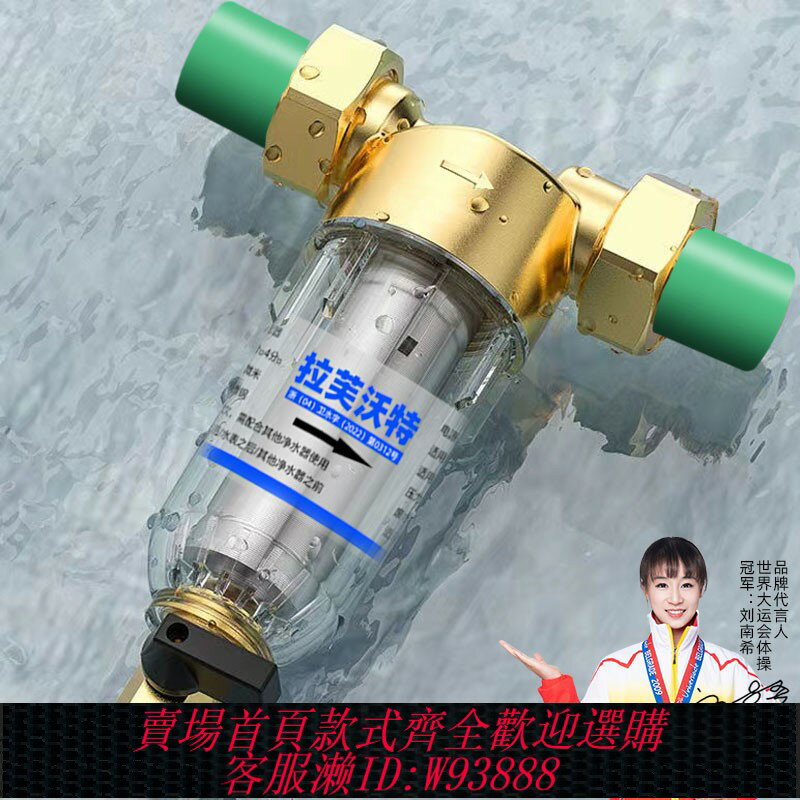 {臺灣公司貨 可打統編}前置過濾器家用大流量自來水過濾器熱水器進水凈水器反沖洗全屋