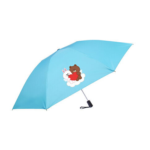 Line Friends 熊大兔兔愛心雲情人款藍色反向防水黑膠晴雨二用傘 Safetylite直營店 樂天市場rakuten Line Friends 熊大兔兔愛心雲情人款藍色反向防水黑膠晴雨二用傘 Safetylite直營店 樂天市場rakuten