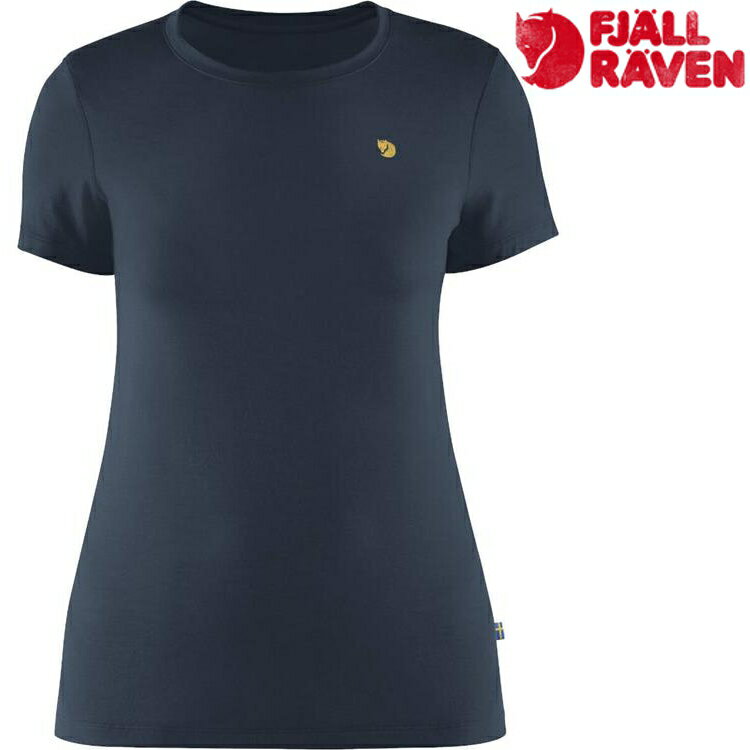 Fjallraven 北極狐 Bergtagen Thinwool 女款 短袖羊毛排汗衣 84100 570 高山藍