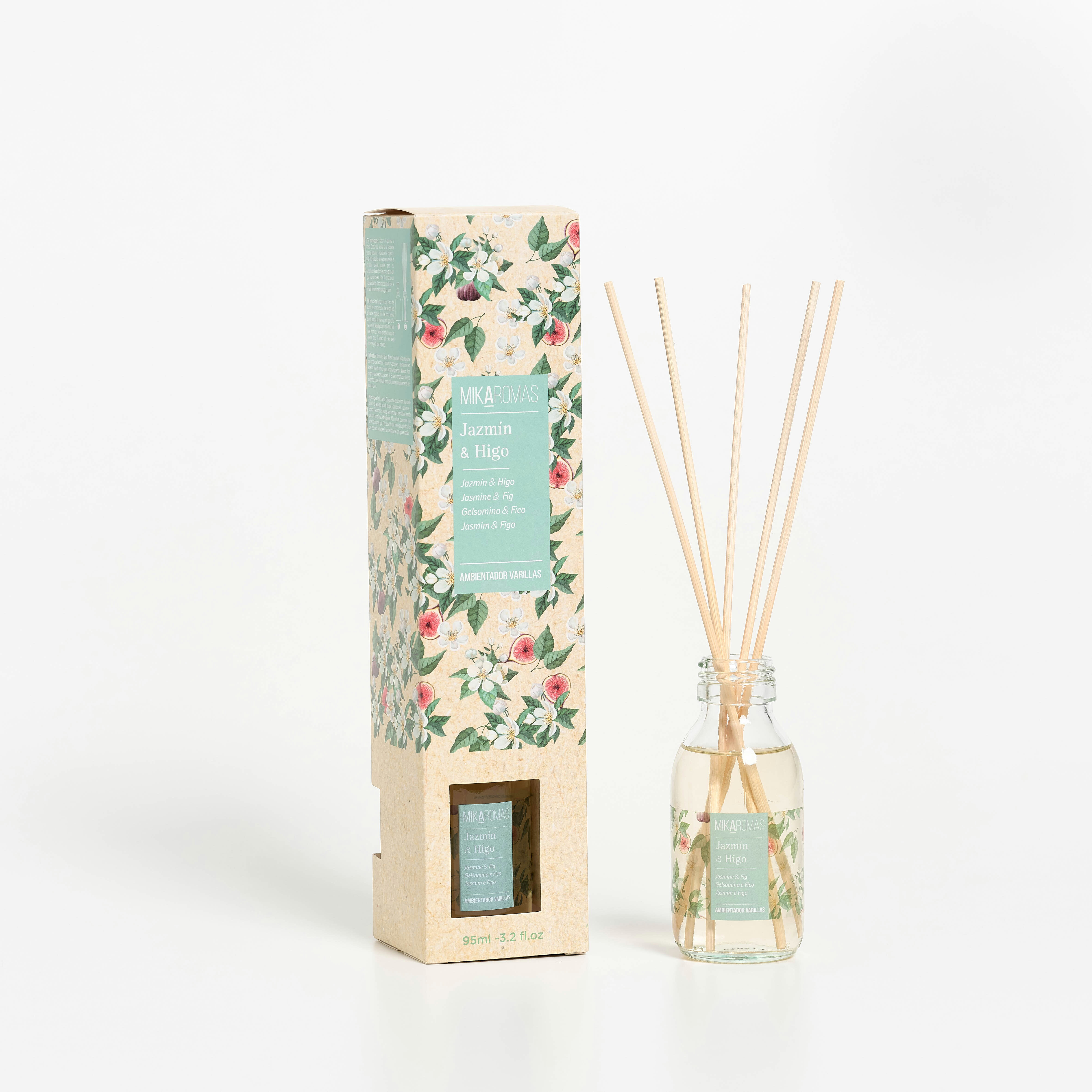 MIKAROMAS 西班牙典雅擴香組 茉莉與無花果 95ml~優惠價:490元｜岡山戀香水