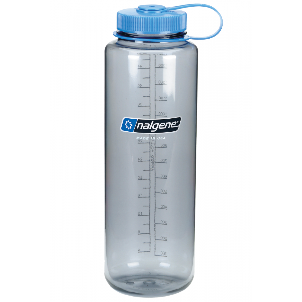 美國《Nalgene 》專業水壺1500cc寬嘴水壼 2178-0048 煙霧灰