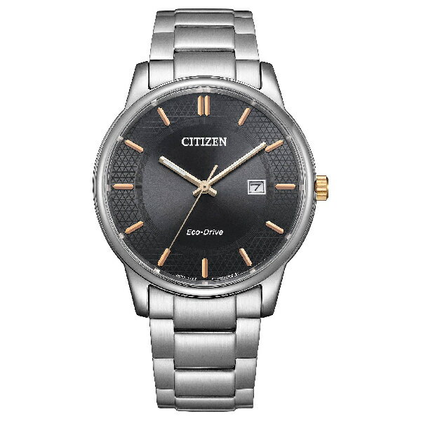 CITIZEN 星辰 PAIR系列 BM6977-70E 光動能銀框情侶對錶 男款 黑面 40mm｜樂天領券折300★全館特惠中★指定刷卡回饋10%