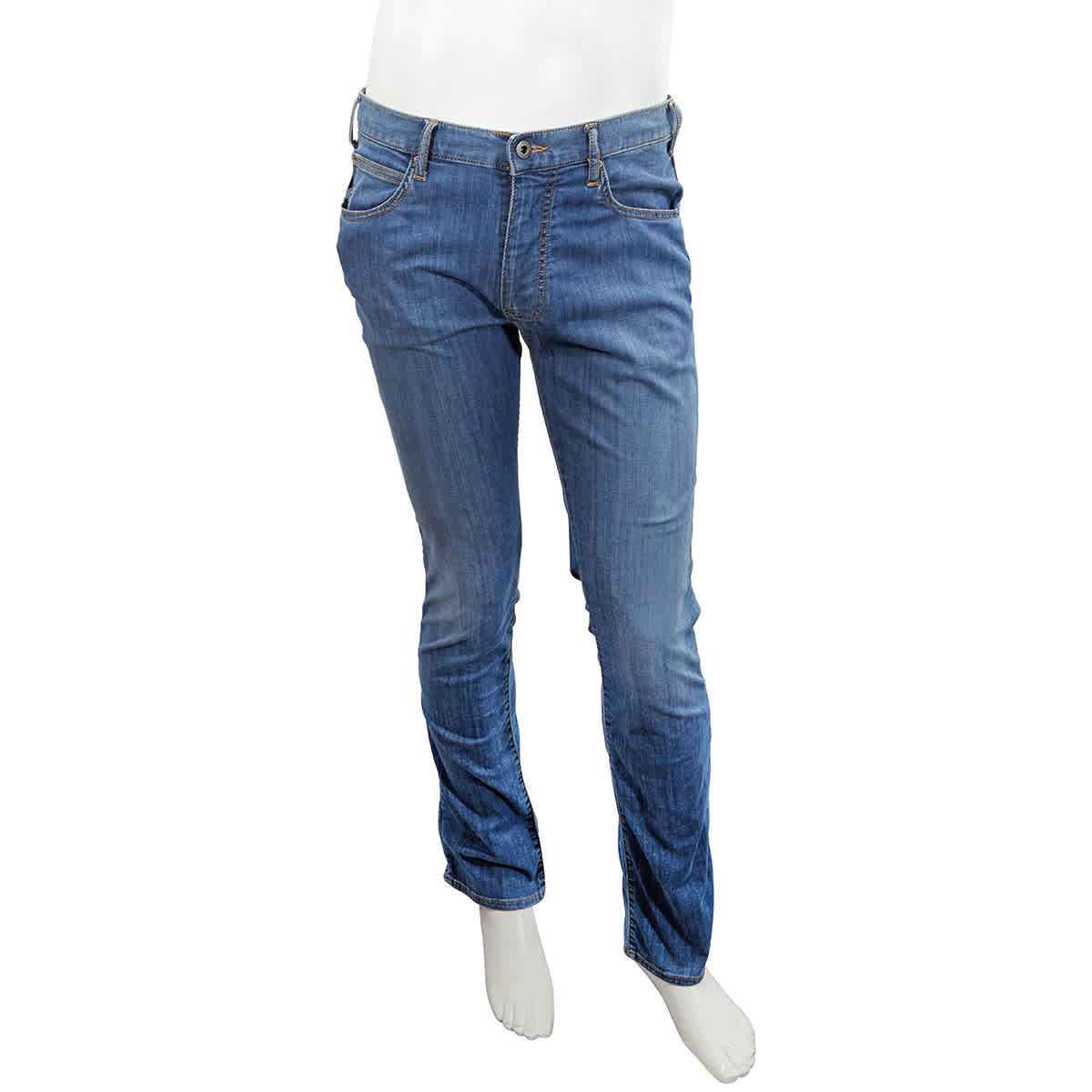 emporio armani j45 regular fit jeans blue