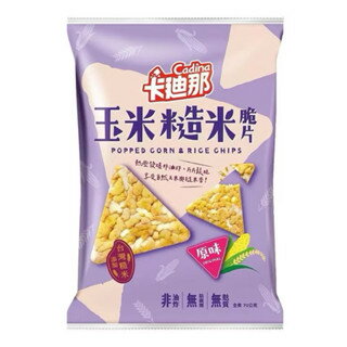 【粿女兒商行】 現貨 卡迪那 玉米糙米脆片原味 70g 全素