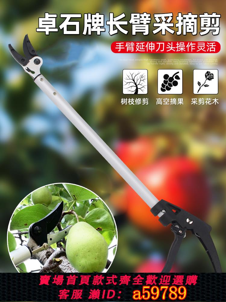 【臺灣公司 可打統編】摘果器剪刀加長高空剪摘棗葡萄水果神器花椒修枝園林家用農用工具