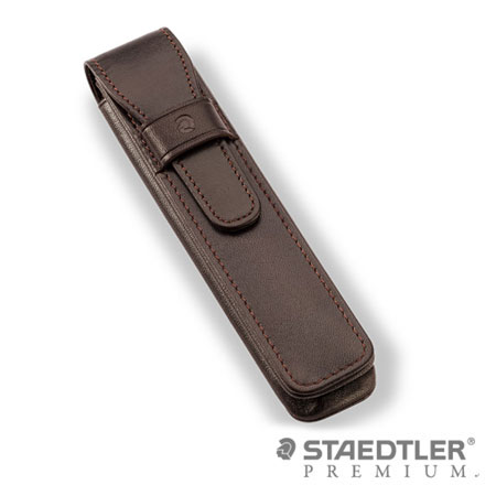 施德樓 PREMIUM系列 9PLE1ET1-7 牛皮筆套(棕)單支入 / 個