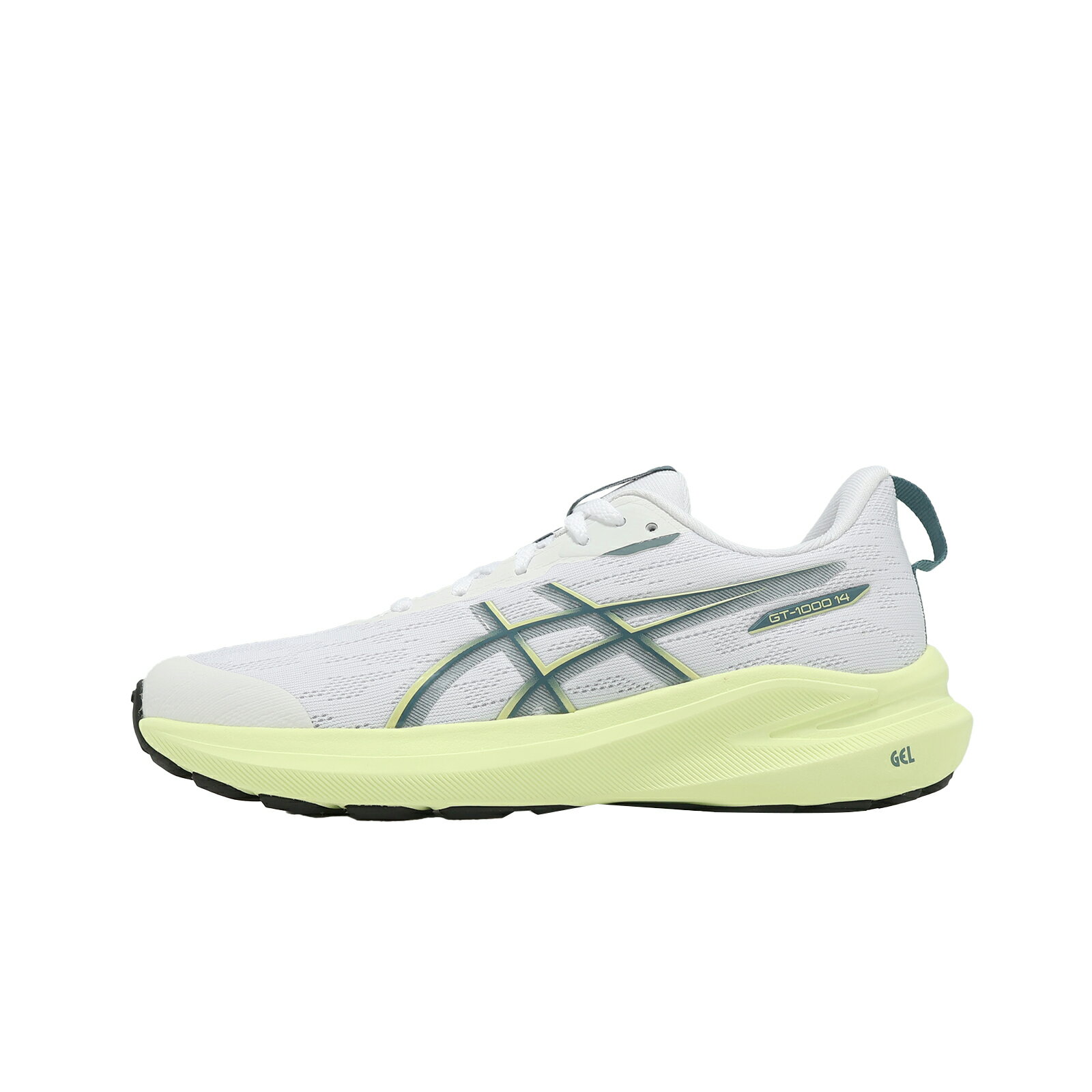 Asics 亞瑟士 慢跑鞋 GT-1000 14 GS 大童 女鞋 白 支撐 運動鞋 1014A382101