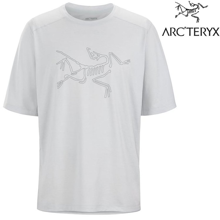 Arcteryx 始祖鳥 Cormac Logo 男款 快乾短袖圓領衫/排汗衣 30557 X000006348 空氣雜灰 Atmos Heather
