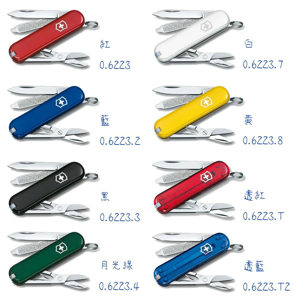 VICTORINOX 基本款7種用途瑞士刀 0.6223系列